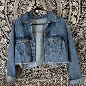 Brandy Melville Cropped Denim Jacket